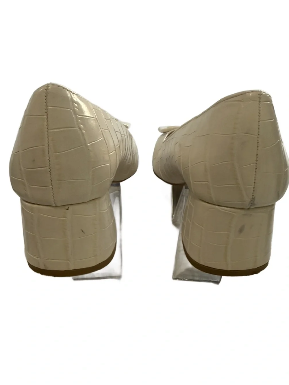 CL bu Chinese Laundry Cream Bog Ben Block Heel. 6M